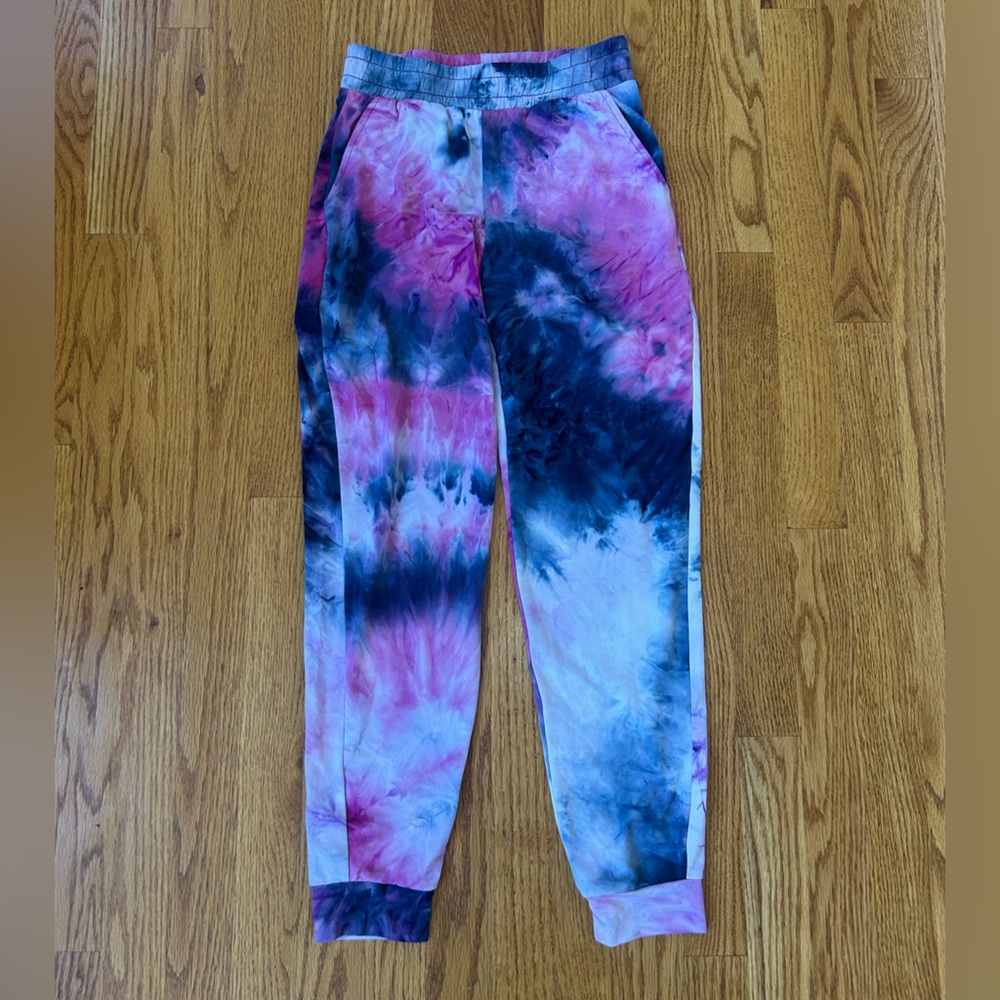 Kids Tie-Dye Joggers in Pink, Blue & Black — Casual Comfort